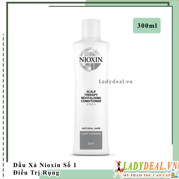 Dầu Xả Chống Rụng Kích Thích Mọc Tóc Nioxin Số 1 - 300ml