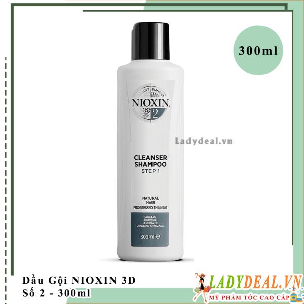 Dầu Gội Chống Rụng Kích Thích Mọc Tóc Nioxin Số 2 - 300ml