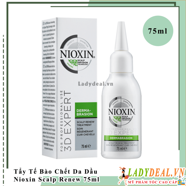 Tinh Chất Tẩy Tế Bào Chết Da Dầu Nioxin Scalp Renew 75ml