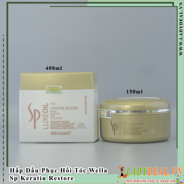 Hấp Dầu Phục Hồi Tóc Hư Tổn Wella Sp Keratin Restore Mask