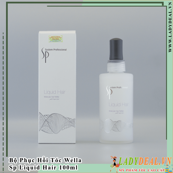 Tinh Chất Phục Hồi Tóc Hư Tổn Wella Sp Liquid Hair 100ml