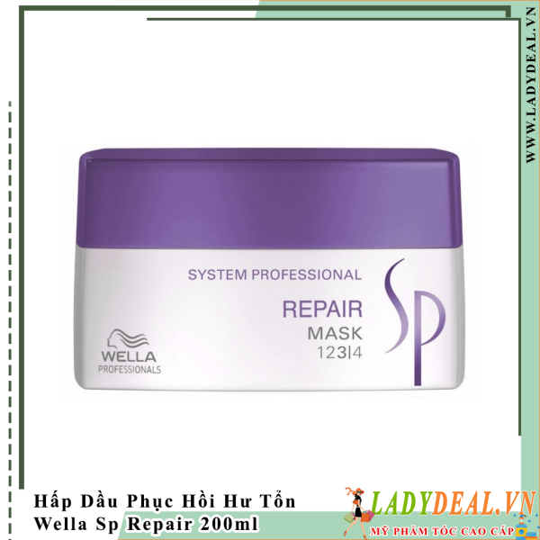 Hấp Dầu Phục Hồi Tóc Hư Tổn Wella Sp Repair Mask 200ml