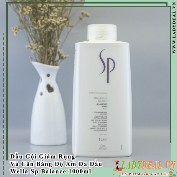 Dầu Gội Chống Rụng Và Cân Bằng Độ Ẩm Da Đầu Sp Wella Balance Scalp | Chính Hãng - 1000ml