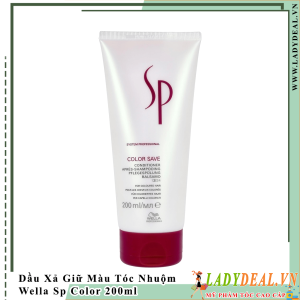 Dầu Xả Giữ Màu Tóc Nhuộm Wella Sp Color Save 200ml | Nhiều Phân Loại