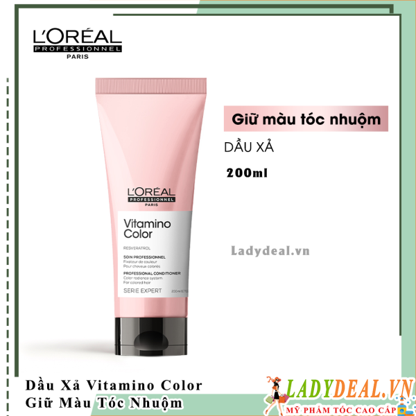 Dầu Xã L'oreal Vitamino Color Giữ Màu Tóc Nhuộm 200ml