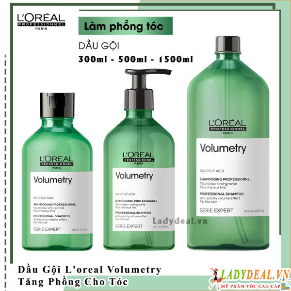 Dầu Gội L'oreal Volumetry Tăng Phồng Cho Tóc 300ml