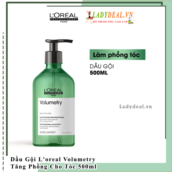 Dầu Gội L'oreal Volumetry Tăng Phồng Cho Tóc 500ml