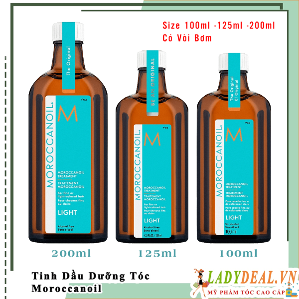 Tinh dầu dưỡng tóc Moroccanoil Light Treatment Đủ Size | [ 25ml - 100ml - 125ml và 200ml ]