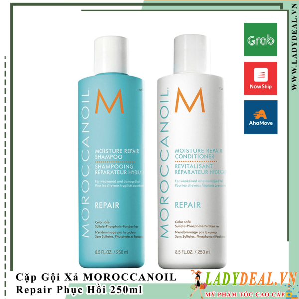 Dầu Gội Xả Phục Hồi Tóc Hư Tổn Moroccanoil Repair Đủ Size