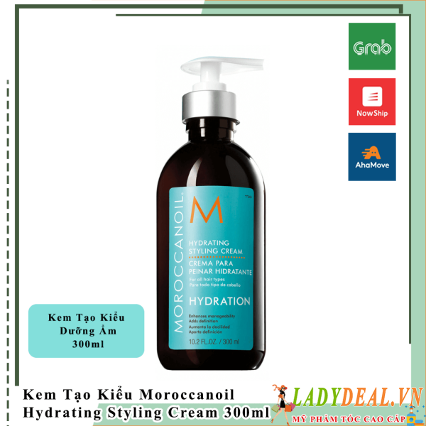 Kem Tạo Kiểu Dưỡng Ẩm Moroccanoil Hydrating Styling Cream 300ml