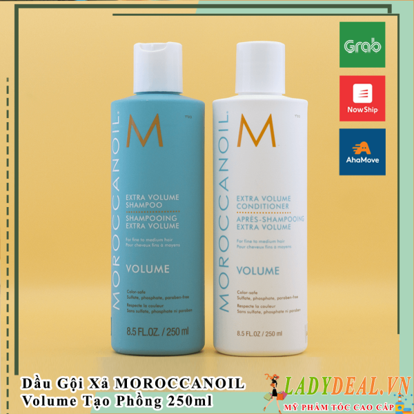 Cặp Gội Xả Tăng Phồng Moroccanoil Volume | Chính Hãng - 250ml