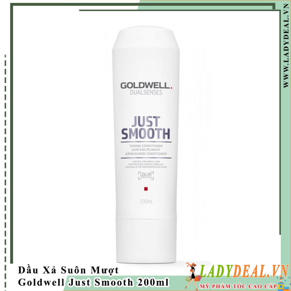 Dầu Xả Suôn Mượt Goldwell Just Smooth Chính Hãng 200ml