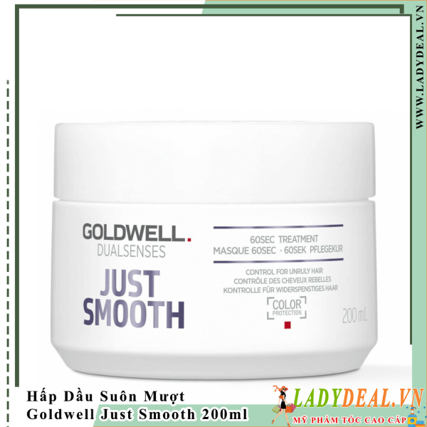 Hấp Dầu Suôn Mượt Goldwell Just Smooth 200ml - 500ml