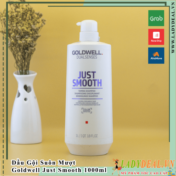 Dầu Gội Suôn Mượt Goldwell Just Smooth 1000ml