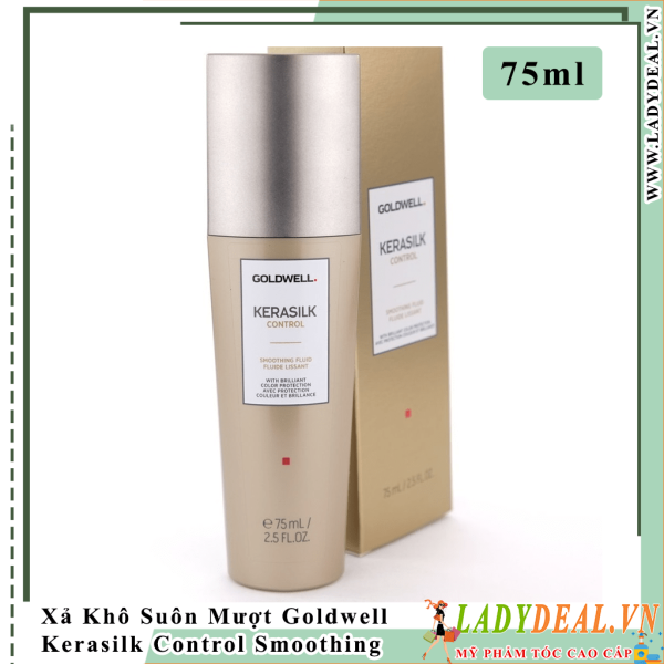 Xã Khô Suôn Mượt Goldwell Kerasilk Smoothing Fluid 75ml