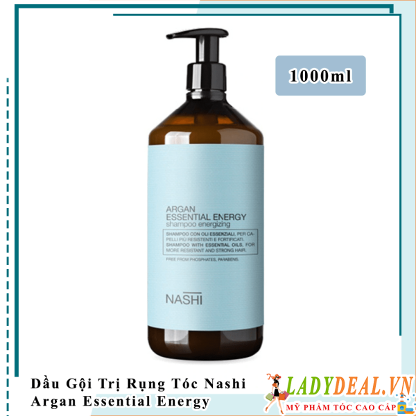 Dầu Gội Trị Rụng Tóc Nashi Argan Essential Energy 1000ml