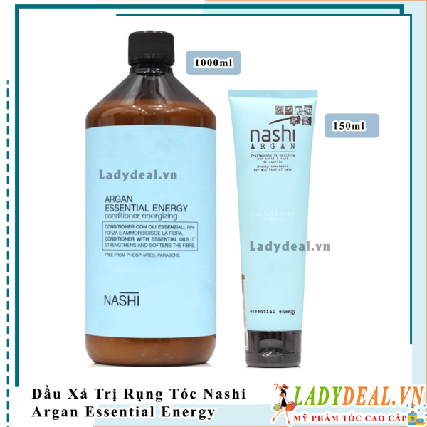 Dầu Xả Trị Rụng Tóc Nashi Argan Essential Energy 150ml - 1000ml