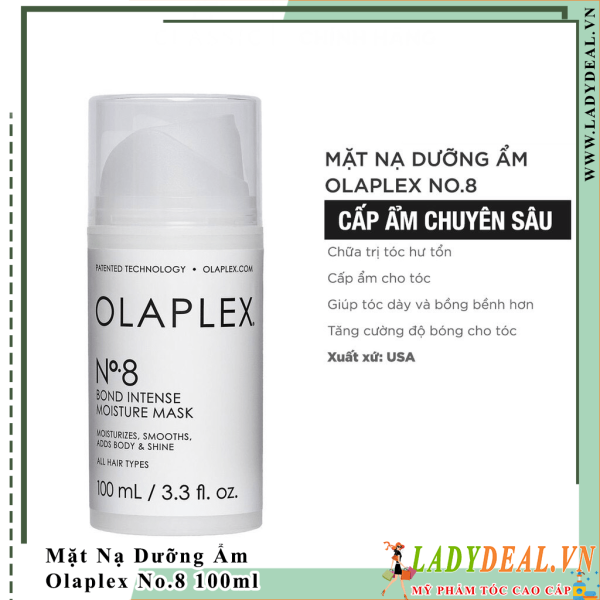 Mặt Nạ Dưỡng Ẩm Tăng Cường Liên Kết Tóc Olaplex No.8 - 100ml