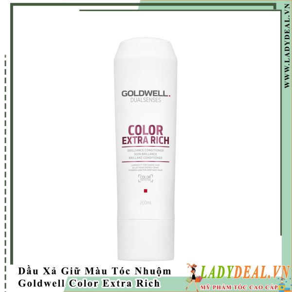 Dầu Xả Giữ Màu Tóc Nhuộm Goldwell Color Extra Rich 200ml