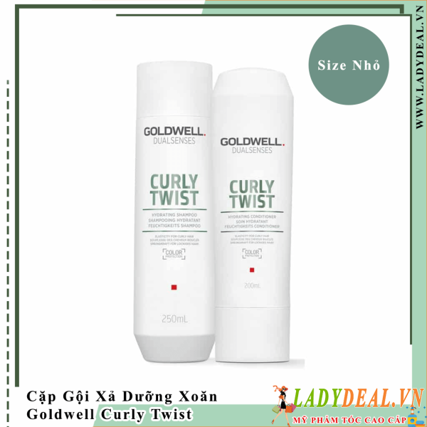 Cặp Gội Xả Dưỡng Xoăn Goldwell Curly Twist 250ml - 200ml