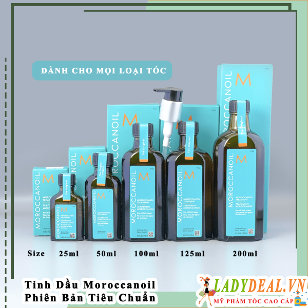 Tinh dầu dưỡng tóc Moroccanoil Treatment Đủ Size | Phiên Bản Tiêu Chuẩn