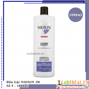 Dầu Gội Chống Rụng Kích Thích Mọc Tóc Nioxin Số 5 | Chính Hãng  1000ml