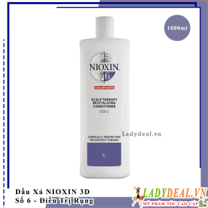 Dầu Xả Chống Rụng Kích Thích Mọc Tóc Nioxin Số 6 - 1000ml