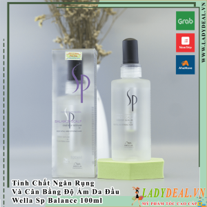 Serum Kích Thích Mọc Tóc Và Cân Bằng Độ Ẩm Độ Ẩm Da Đầu Wella SP Balance Scalp Energy 100ml