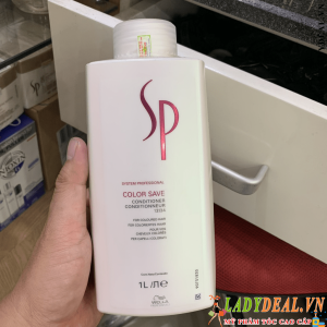 Dầu Xả Giữ Màu Tóc Nhuộm Wella Sp Color Save Conditioner 1000ml