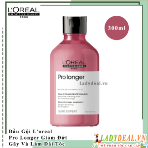 Dầu Gội L'oreal Pro Longer Giảm Đứt Gãy và Làm Dài Tóc Chính Hãng 300ml