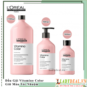 Dầu Gội Vitamino Color Giữ Màu Tóc Nhuộm 300ml - 500ml - 1500ml