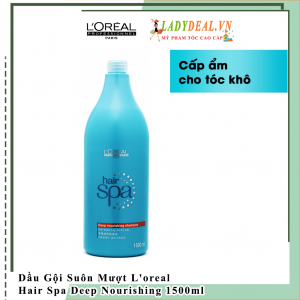 Dầu Gội Suôn Mượt L'oreal Professional Hair Spa Deep Nourishing 1500ml