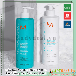 Cặp Gội Xả Tăng Phồng Moroccanoil Volume | Chính Hãng - 500ml