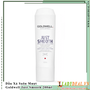 Dầu Xả Suôn Mượt Goldwell Just Smooth 200ml | Chính Hãng Ladydeal.vn