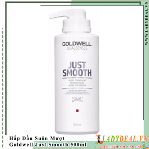 Hấp Dầu Suôn Mượt Goldwell Just Smooth 500ml