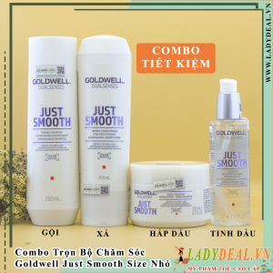 Combo Trọn Bộ Chăm Sóc Goldwell Dualsenses Just Smooth Size Nhỏ