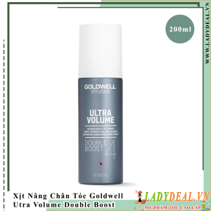 Xịt Nâng Chân Tóc Goldwell Utra Volume Double Boost 200ml