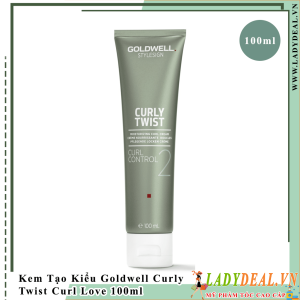 Kem Tạo Kiểu Tóc Xoăn Và Dưỡng Ẩm Goldwell Curly Twist Curl Love 100ml