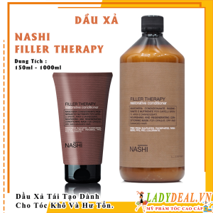 Dầu Xả Nashi Filler Therapy Tái Tạo Dành Cho Tóc Khô Và Hư Tổn 150ml - 1000ml