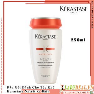 Dầu Gội Kerastase Nutritive Bain Satin 2 Dành Cho Tóc Khô 250ml - 1000ml